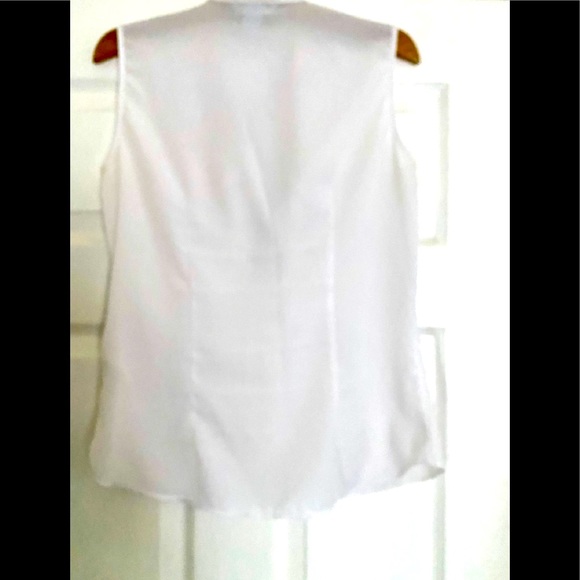 H&M RUFFLE WHITE TOP - Picture 3 of 6